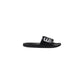 Black And White Pvc Slippers