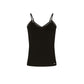 Black Viscose Tank Tops