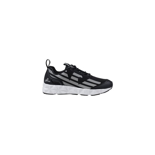 Bicolor Polyester Athletic Sneakers