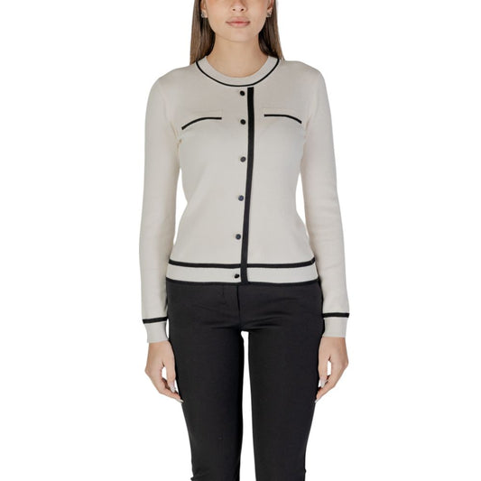 Cream Viscose Cardigan