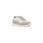 Beige Polyester Athletic Sneakers
