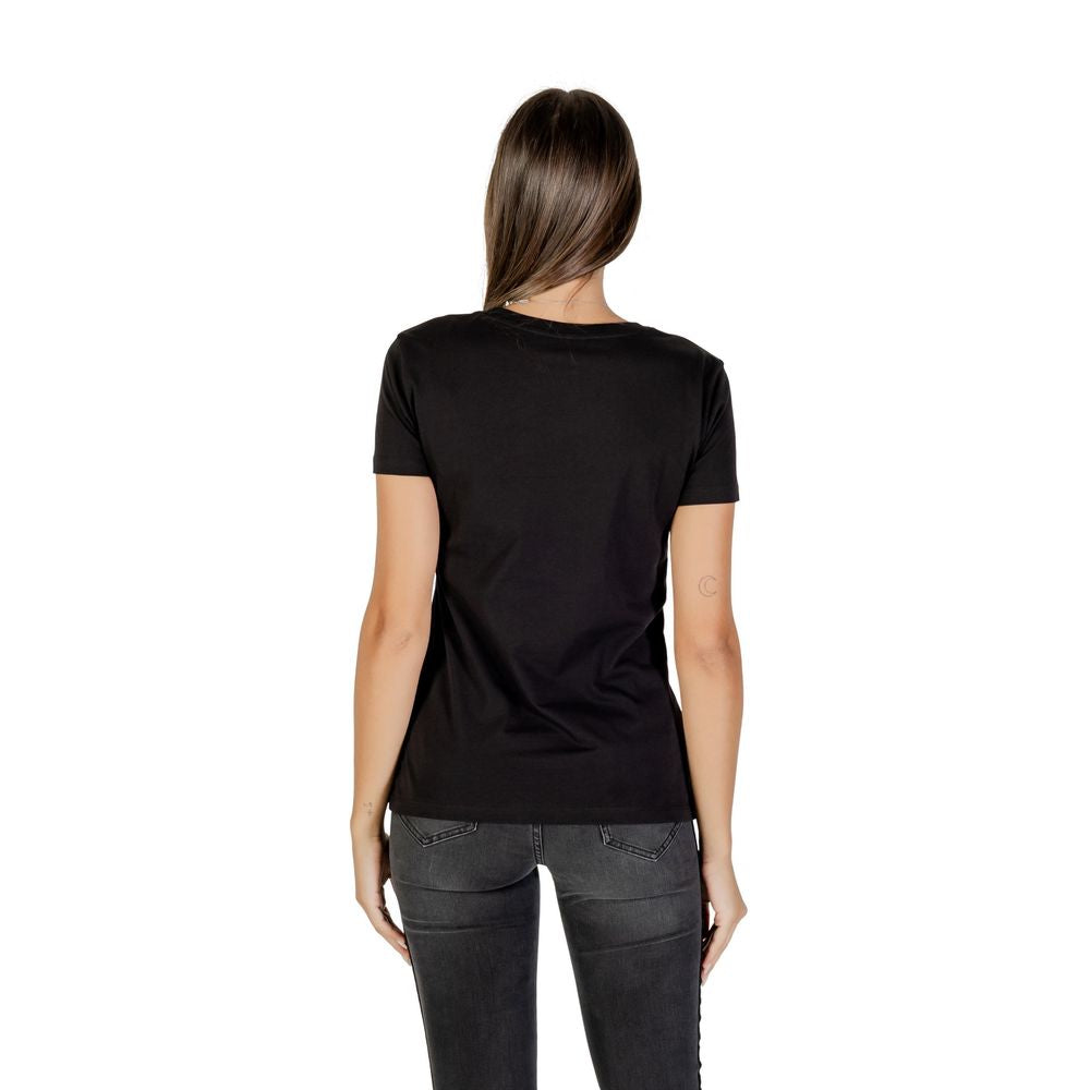 Black Cotton T-Shirt