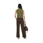Green Cotton Waistcoat