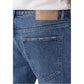 Blue Cotton Relaxed Fit Jeans