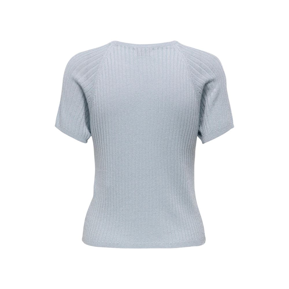 Blue Viscose T-Shirt