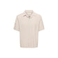 Beige Tencel Shortsleeve Shirt