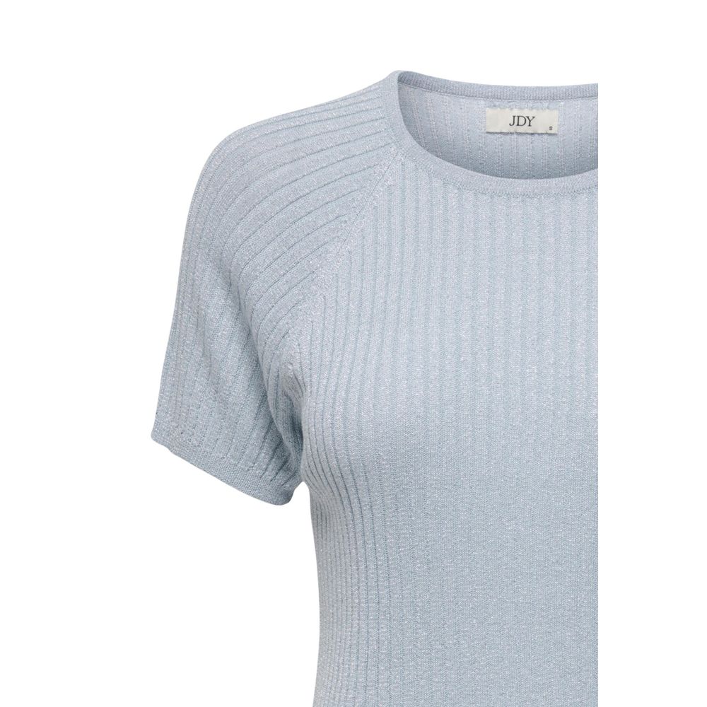 Blue Viscose T-Shirt