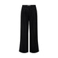 Black Viscose Casual Pants