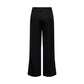 Black Viscose Casual Pants