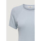 Blue Viscose T-Shirt