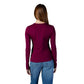 Bordeaux Cotton Long Sleeve T-Shirt
