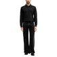 Black Cotton Long Sleeve T-Shirt