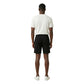 Black Cotton Bermuda Shorts
