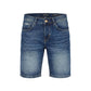 Blue Cotton Bermuda Shorts