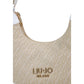 Beige Polyester Handbag