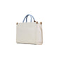 Blue Cotton Handbag