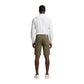 Bicolor Cotton Bermuda Shorts