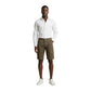 Bicolor Cotton Bermuda Shorts