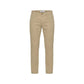 Beige Elastane Skinny Pants