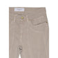 Beige Cotton Skinny Jeans