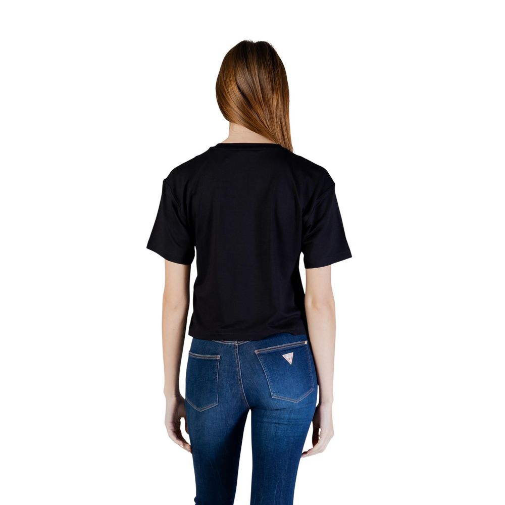 Black Viscose T-Shirt