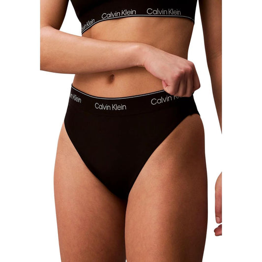 Black Recycled Polyester Swim Briefs