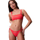 Orange Recycled Polyester Swim Briefs