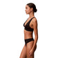 Black Recycled Polyester Pantie