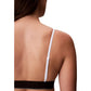 White Polyester Bra