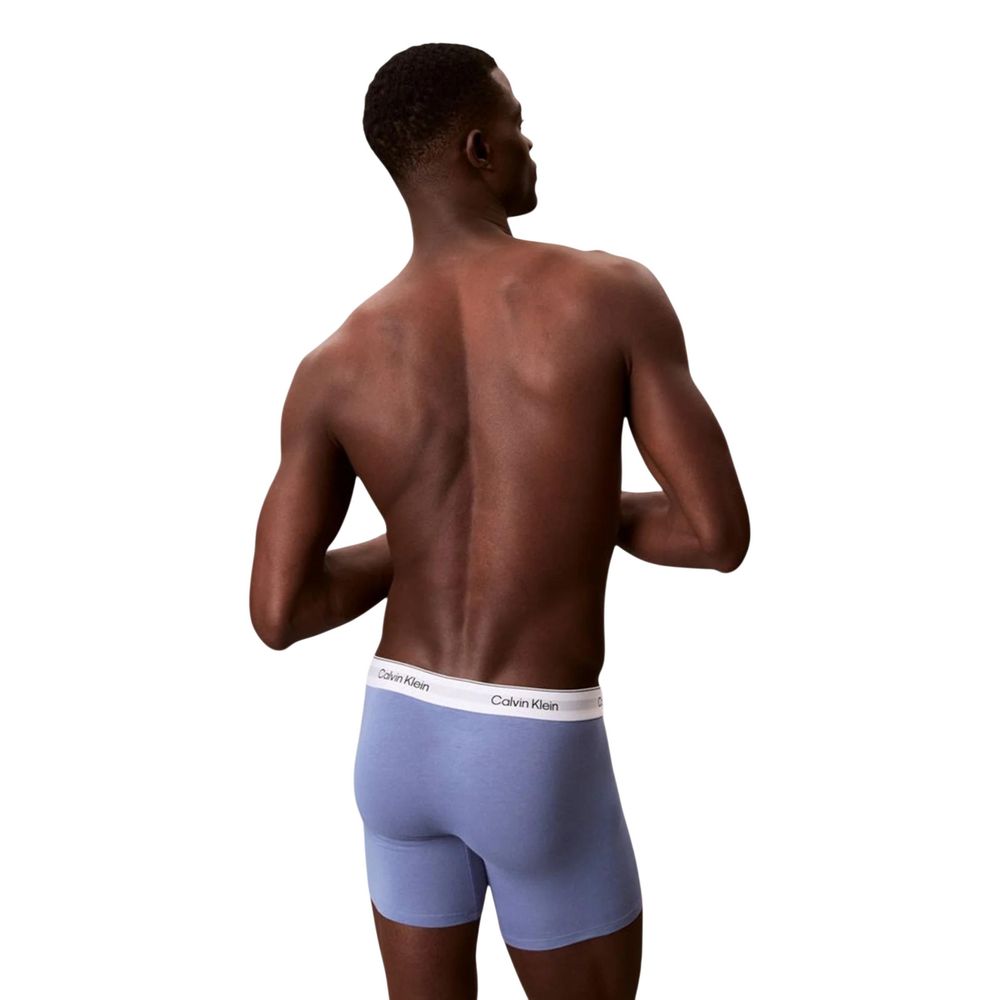 Blue Cotton Boxers