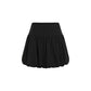 Black Recycled Polyamide Mini Skirt