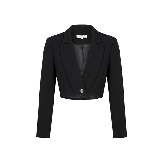 Black Recycled Polyester Blazer