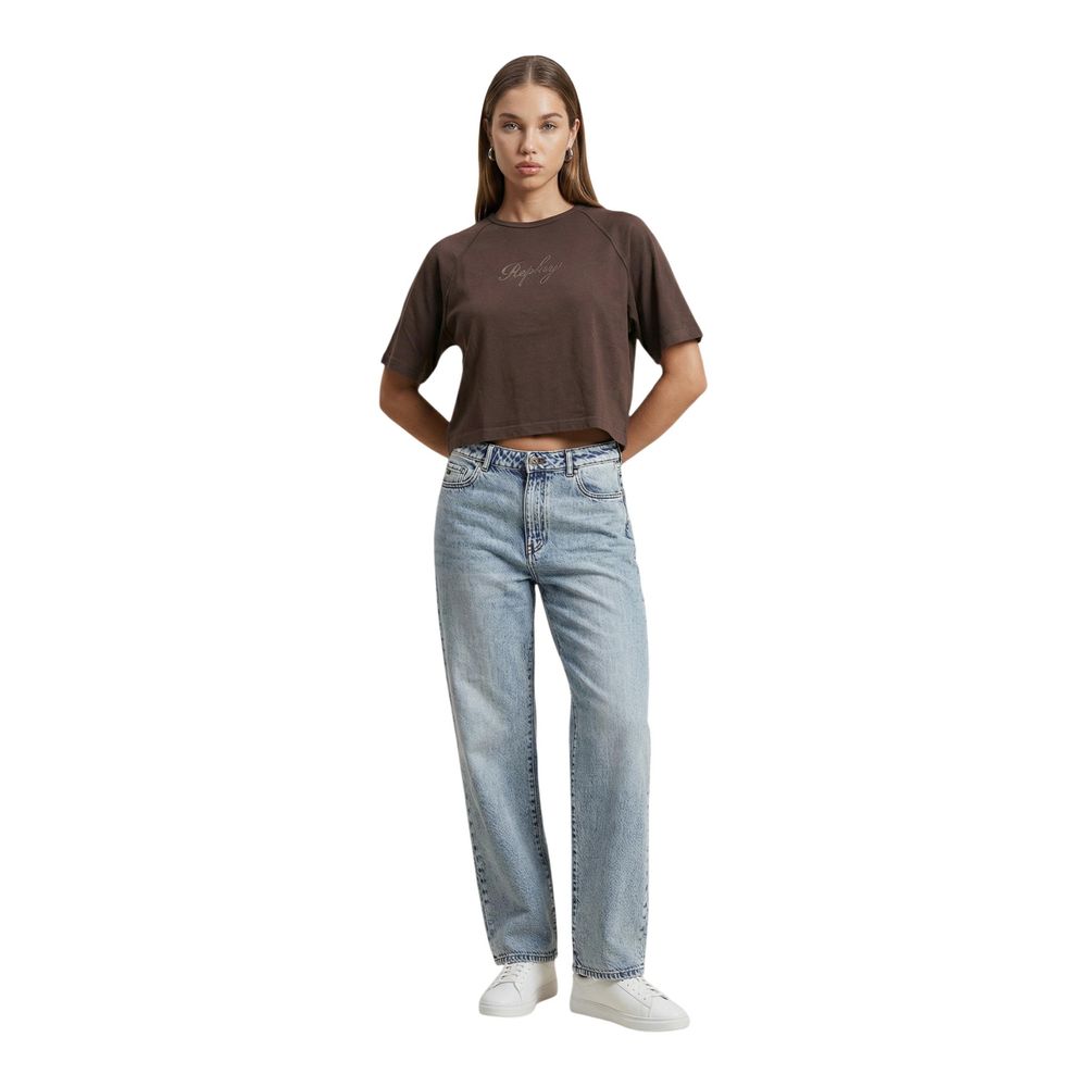 Brown Cotton T-Shirt