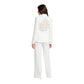 White Polyester Blazer