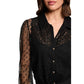 Black Polyester Sweater