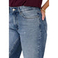 Blue Cotton Relaxed Fit Jeans