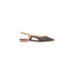 Brown Polyethylene Platform Pumps
