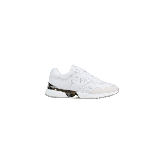 White Leather Chunky Sneakers
