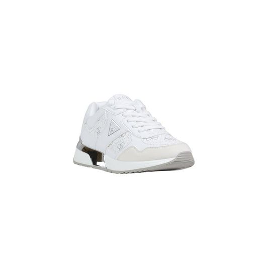 White Leather Chunky Sneakers