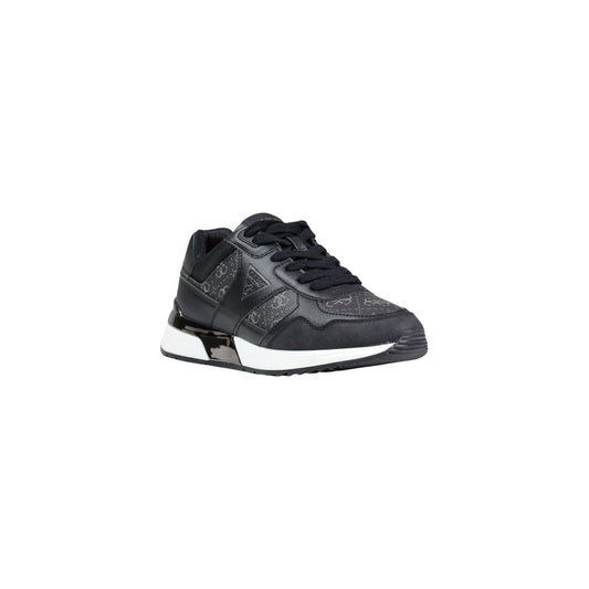 Gray Leather Athletic Sneakers