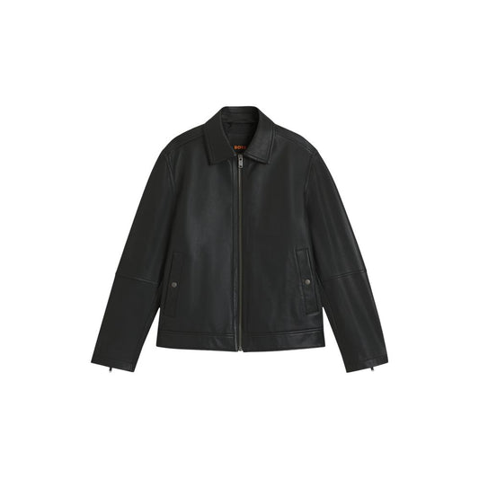 Black Leather Leather Jacket