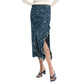 Blue Lyocell Long Skirt