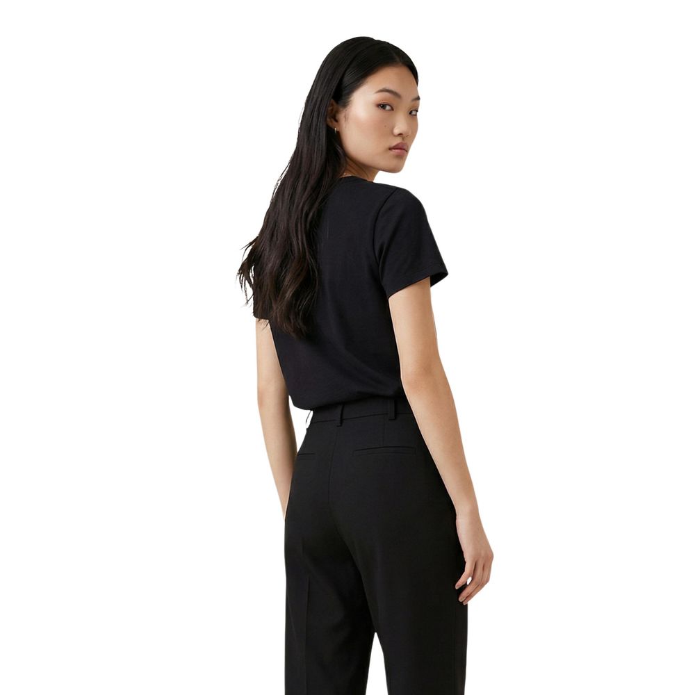 Black Cotton T-Shirt