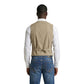 Beige Cotton Waistcoat