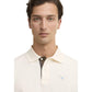 Cream Cotton Polo Shirt
