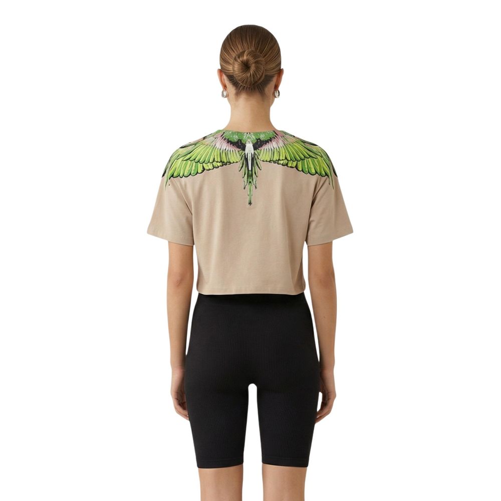 Beige Cotton T-Shirt