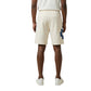 Cream Cotton Bermuda Shorts