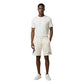 Cream Cotton Bermuda Shorts