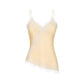 Beige Polyester Tank Tops