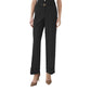 Black Viscose Casual Pants